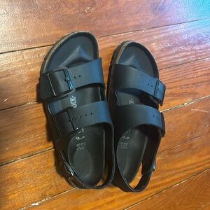 Black Birkenstocks size 38